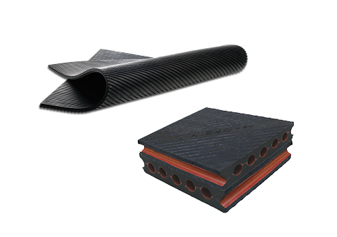 Anti-vibrationsplader til vibrationsisolering