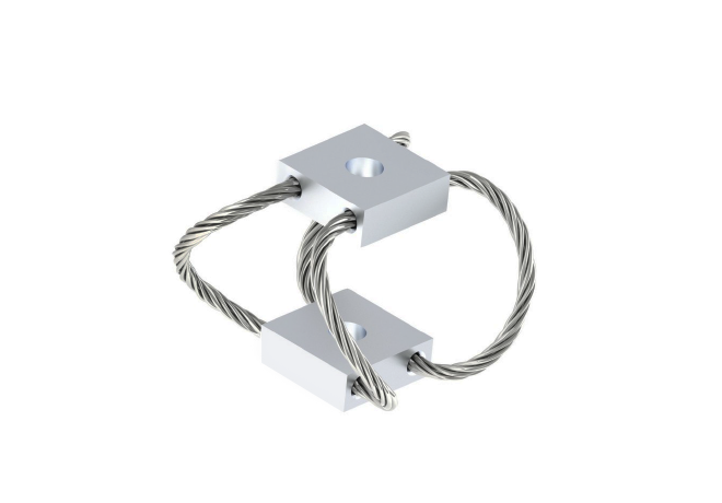 MP3 Wire rope mount Chokdæmper