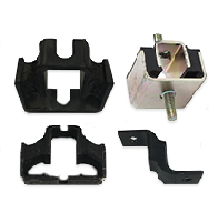 Vibrationsisolerende Dobbelt U-lager
