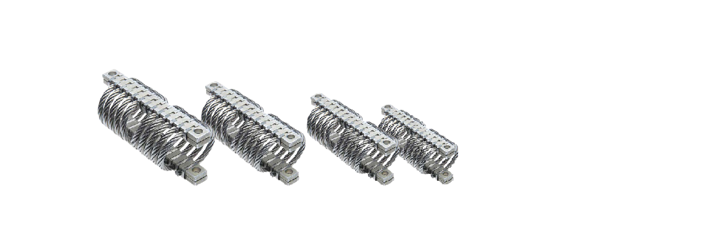 Chok- og vibrationsdæmper type Helical